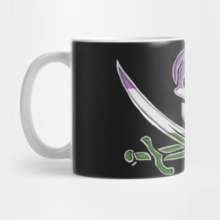 Genderqueer Pirate Pride (darkMode) Mug